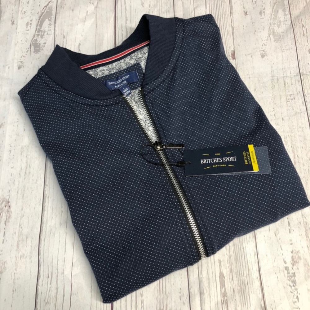 Britches Sport Men's Size Large L Full Zip Knit